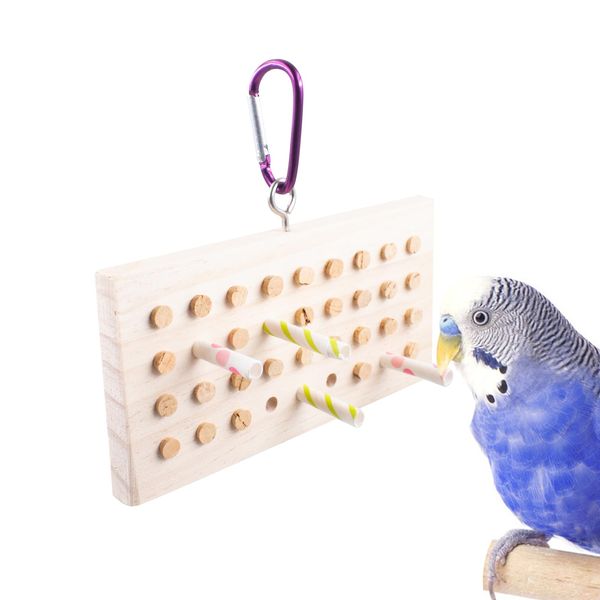 Bird Chewable Keyboard Toy Wooden Parrot Chewing Toy Parrot Foraging Toy Bird Foraging Toy Parrot Biting Toy Bird Chewing Toy Bird Cage Accessories Bird Wooden Block Chewing Toy for Parrot