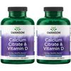 Swanson Calcium Citrate & Vitamin D3 250 Tabs 2 Pack