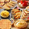 Waffle Maker Waffle Cone Electric Waffle Cone Maker, Household Multi-functional Egg Roll Machine Commercial Maker Automatic Heating Function and Non-Stick Coating Surface, Home Use Electricity for