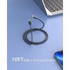 Superer 3 Meter Typ USB C Ladekabel Passend für Nintendo Switch, Switch Pro Controller, Switch Lite Kabel Netzkabel Charging Cable