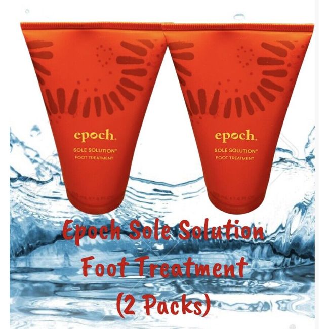 NU Skin Nuskin Epoch Sole Solution Foot Treatment 2 Tubes Authentic