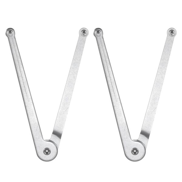 sourcing map 2pcs Adjustable Angle Grinder Pin Spanner 3.5mm Thickness Lock Nut Replacement Wrench Spanners