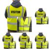 VSafety M-Visitor Basic High-Visibility Safety Vest, Medium, Yellow