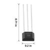 Gorise 10Pcs Black Hall Element 49E Oh49E Ss49E Linear Sensor Hall Effect Sensors Industrial Electrical Accessories