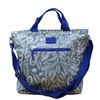 Elevanty Waterproof Beach Bag with Zipper, Adjustable Shoulder Bag for Beach, blue