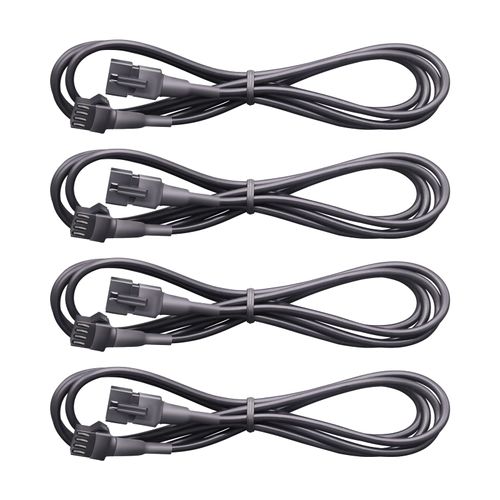 Honalia Rock Light Extension Wire 4 PCS,47 Inch 4 Pin LED Extension Cable,Neon Accent Kits RGB LED Light Extension Cable for Trucks Motorcycle Car ATV Strip Rock Lights.