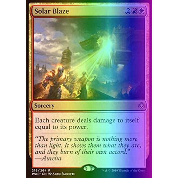 Solar Blaze - Foil