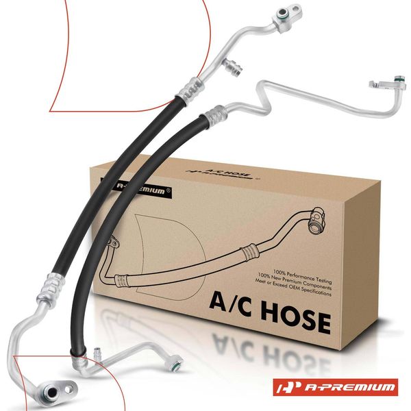 AC Suction & Discharge Line w/ Automatic Control for Subaru Crosstrek 18-19 2.0L