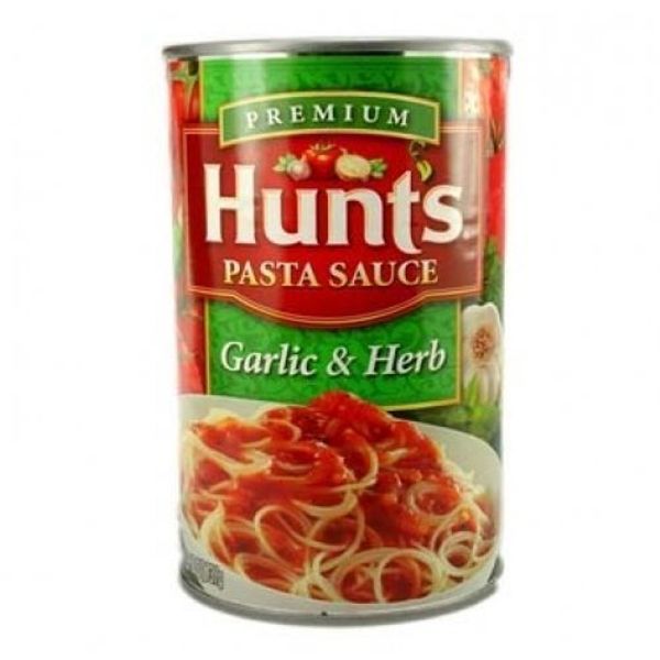 Hunt's, Premium Garlic & Herb Pasta Sauce, 26oz Can (Pack of 6)