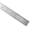 Bordhap Stainless Steel Double Side Measuring Straight Edge Ruler 60cm/24", Silver