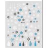 Winter snow flakes Holiday Nail Stickers