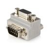 StarTech.com Right Angle DB9 to DB9 Serial Cable Adapter Type 2 - M/F (GC99MFRA2),Grey