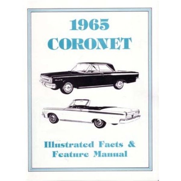 1965 DODGE CORONET Facts Features Sales Brochure Book