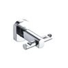 Admiralty Chrome Stainless Steel Wall Mounted Bathroom Double Robe Hook