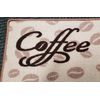 PRINTED KITCHEN RUG (nonskid back) (18" x 30") COFFEE CUP & BEANS, PD