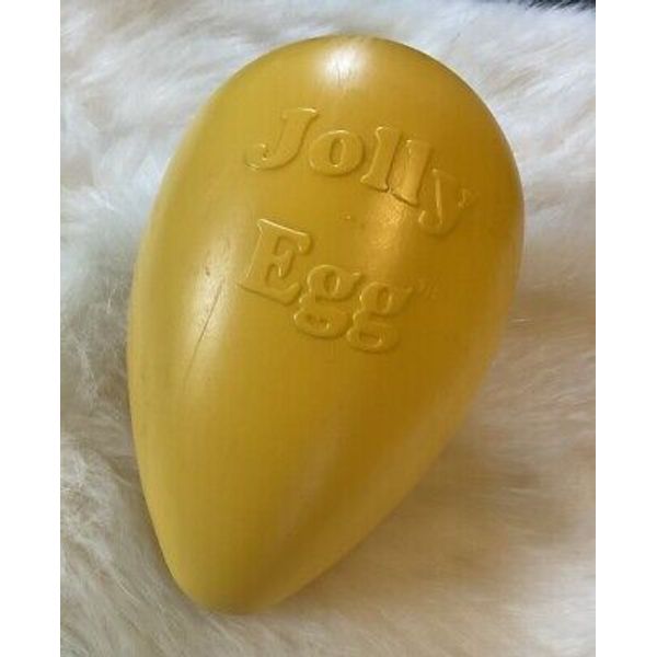 Jolly Pets Jolly Egg Dog Toy, 12 Inches/Large, Yellow