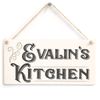 Personalised Kitchen Sign - Unique Vintage Look Kitchen Gift Plaque