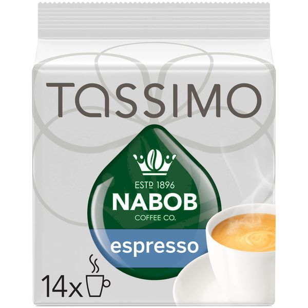 Tassimo Nabob Espresso Coffee - 14 T-discs for Tassimo Coffeemakers - Made in Canada