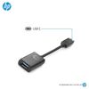 HP USB-C to USB 3.0 Adapter, black