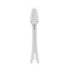 IONPA Antibacterial Extra Fine Bristles Regular Replacement Brush, 2P (White/White)