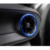 4x Blue Air Conditioner AC Vent Outer Ring Decoration Trims For Chevy 16+ Camaro
