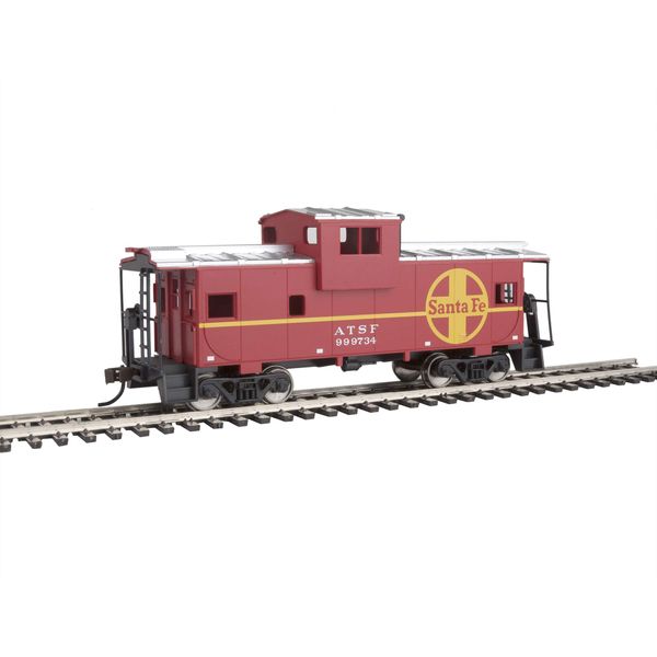 Walthers Trainline HO Scale Model Atchison, Topeka & Santa Fe Vision Caboose, Model:931-1503