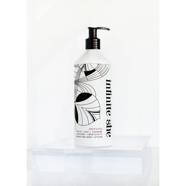 Infinite She Inspired Hydrating Body Lotion | Heavy-hitting Hydrators Include Shea Butter and Argan Oil | 14 oz / 397 g