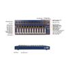 14-Channel Audio Mixer Console Stage Mixing Dynamic Wire Karaoke DJ Microphone  