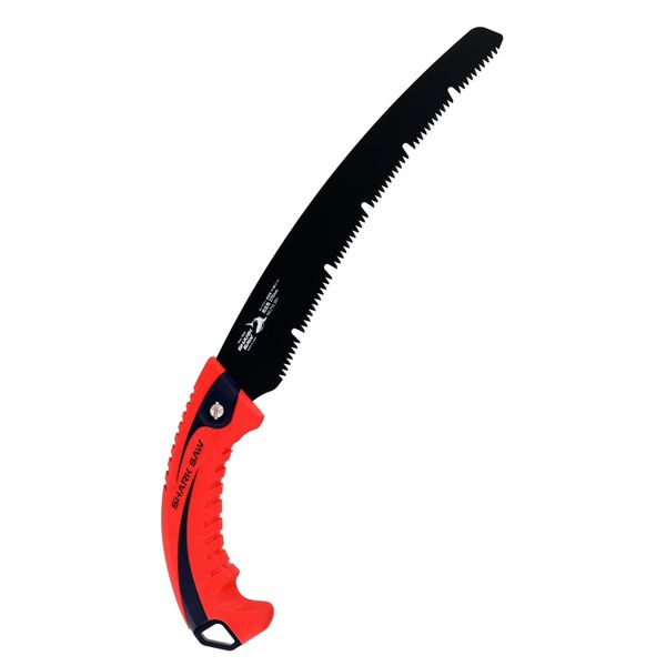 Takagi Shark Saw, Replacement Blade Type, Pruning, Curve Saw, Freely Eyed, Fluorine, 10.6 inches (270 mm), Made in Japan, Saw, Single Edge, Fast Cut, All Directional, Cutting Gardening, Gardening, Fruit Trees, Permanent, Carabiner, Attachable