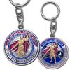 Armor Coin Captain Moroni LDS Swivel Keychain
