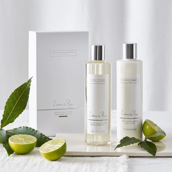 The White Company Lime & Bay Bath & Body Gift Set