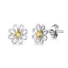 Philip Jones Daisy Stud Earrings Created with Zircondia® Crystals