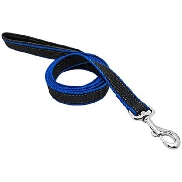 Westminster Pet Products 31986TV Pet Expert 3/4" x 6' Blue Dog Leash, Variable