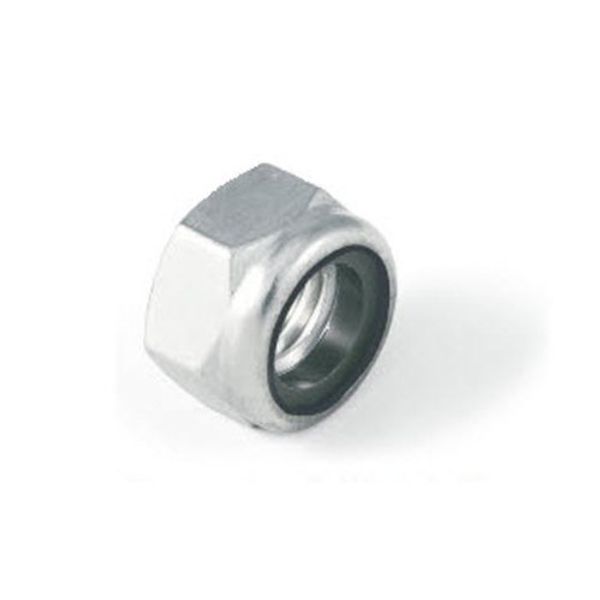 M16 Nylon Insert Lock nut Nyloc Type - Bright Zinc Plated (BZP) DIN985 Pack Size : 8