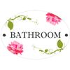 Shabby Chic Bathroom Door Plaque Sign (Bathroom)