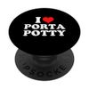 I Love Porta Potty PopSockets Swappable PopGrip