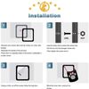 Small Pet Magnetic Flap Screen Door Cat Dog Puppy Lockable Gate Frame for Screen