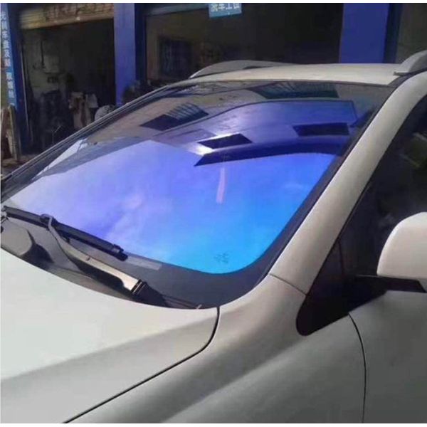 Chameleon Window Film - Front Windshield Precut for your Vehicle / BLUERAY