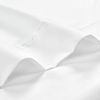 Lush Decor Farmhouse Milo Solid Silver-Infused 4 Piece Sheet Set, Twin, White