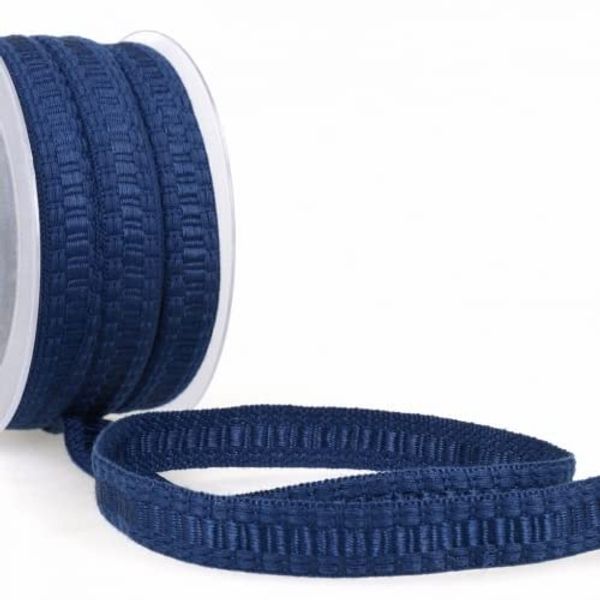 Flat Braid Trim Navy - per metre
