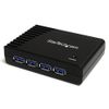 StarTech.com 4 Port Black SuperSpeed USB 3.0 Hub (ST4300USB3GB)