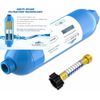 GLACIER FRESH RV Inline/Marines Water Filter with Flexible Hose Protector,... 