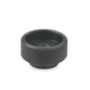 Knurled Nut, Burnished Steel, without Pin Hole, with M6 Thread