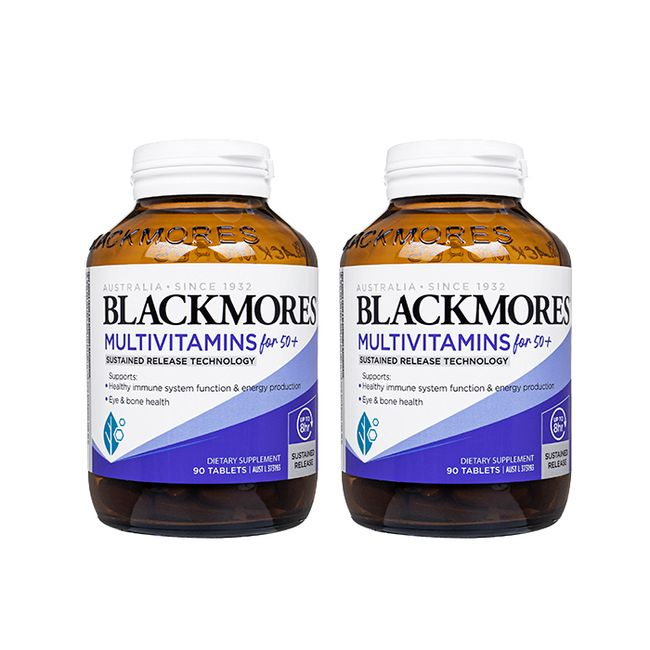 <br><br> Multivitamin for 50+ 90 tablets 2 bottles Blackmores Blackmores Multivitamin for 50+ No preservatives, artificial flavors, or artificial sweeteners: Shipped by Yamato International Mail