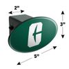GRAPHICS & MORE UNC Charlotte Primary Logo Oval Tow Trailer Hitch Cover Plug Insert