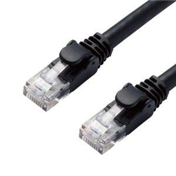 (Summary) Elecom LD-GPA/BK10 LAN Cable, CAT6A, Standard, 32.8 ft (10 m), Black
