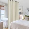 Extra Wide Curtains for Divider Room Separation Soundproof Temporary Door Curtai