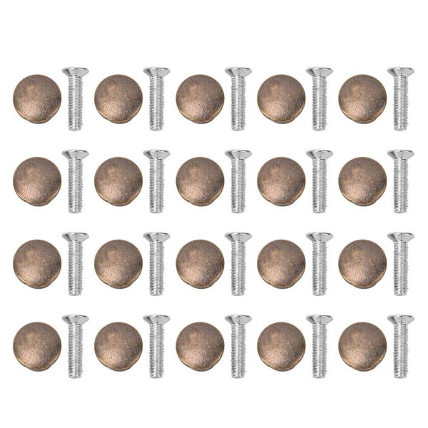 20 Set Drawer Handles and Knobs Small Mini Boxes Knobs with Screws Hardware Parts Mushroom Pulls Handles Knobs for Jewelry Boxes Tables Cabinetrivet Tool