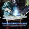 400 LBS Adjustable Angle & Height Portable Work Bench with 2 Fixed Wheels Red