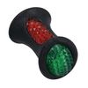 AB Tools Disco Diamond LED Dog Catch & Flash Bone For Dogs For Low Light Dog Play
